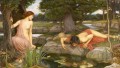 Echo and Narcissus Greek female John William Waterhouse